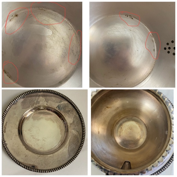 Vintage Meridional E.P.S Silver plated Teapot, Coffeepot, Creamer & Saucer Set - Picture 16 of 16